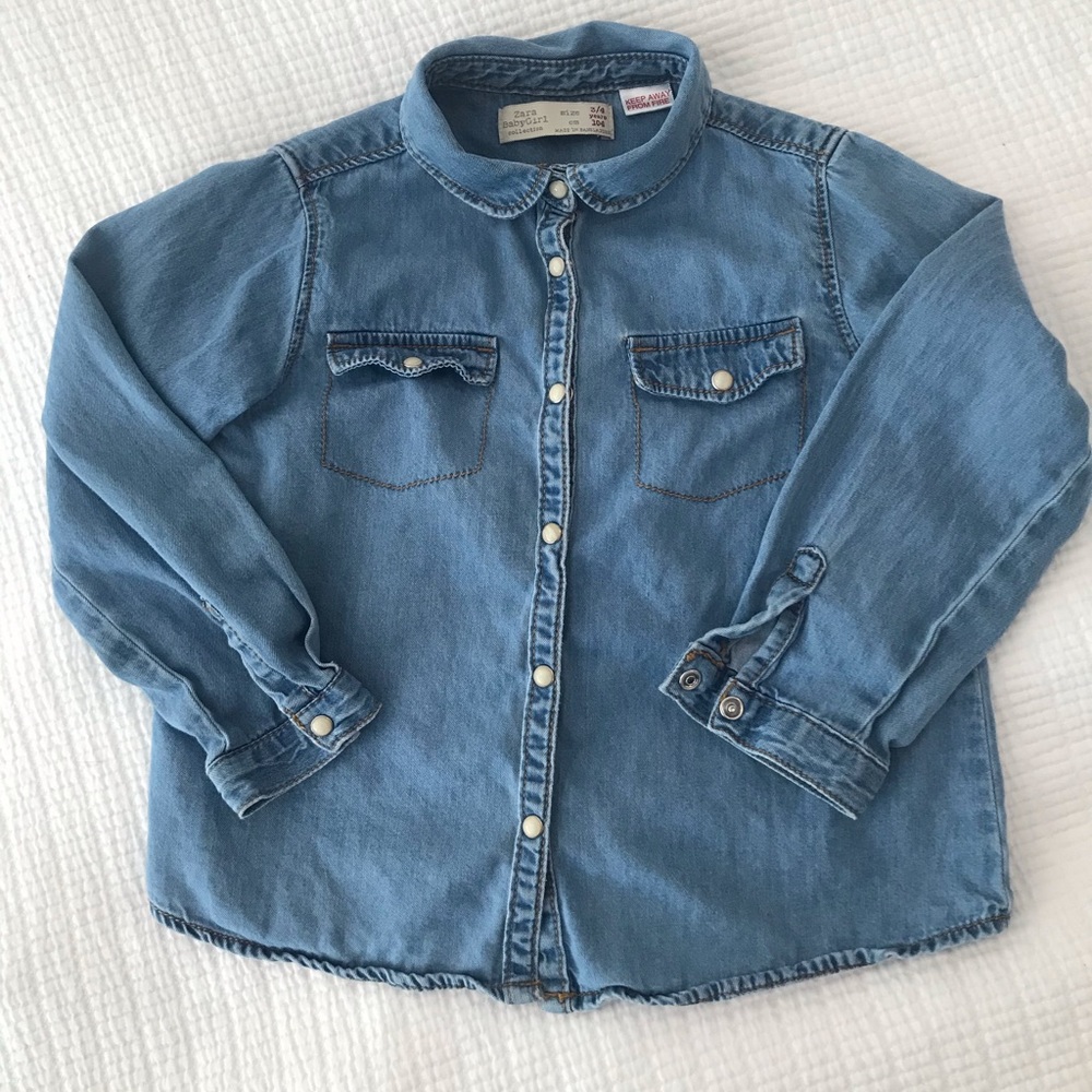 Zara kids chambray shirt